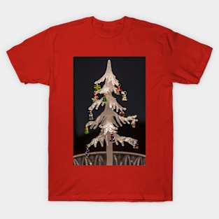 White Christmas Tree T-Shirt
